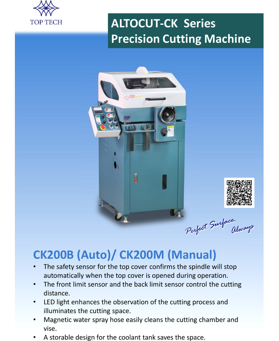 Altocut Ck200 Wet Abrasive Cut Off Machine