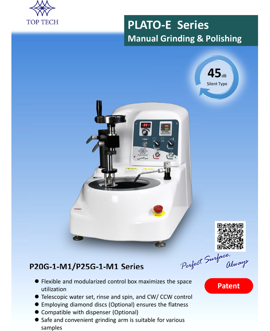 Plato E P20g 1 M1 Grinder Polisher