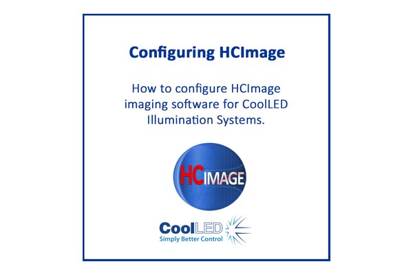 Configuring Hamamatsu HCImage
