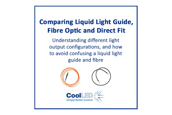 Liquid Light Guide, Fibre Optic and Direct Fit compared