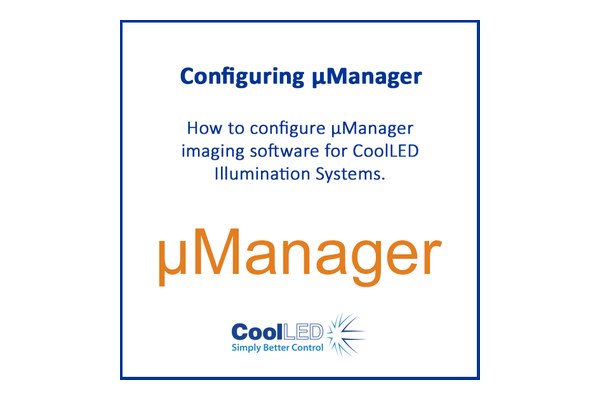 Configuring µManager