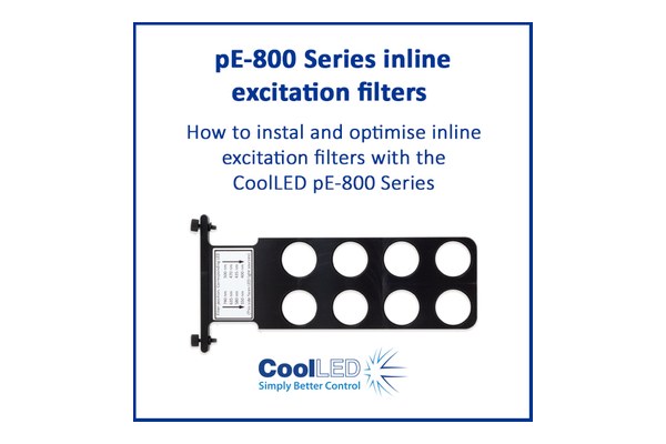pE-800 Series inline excitation filters