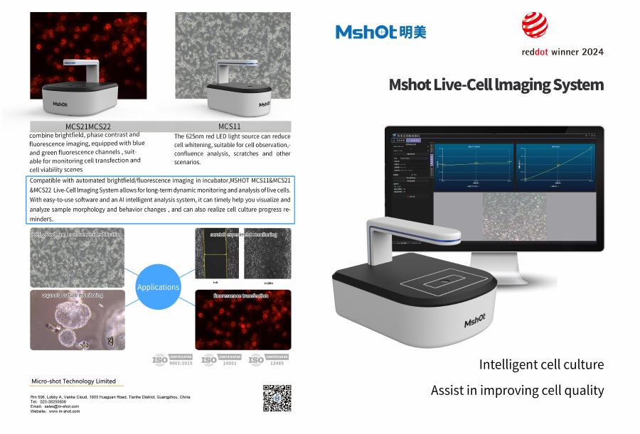Live Cell Imaging System Mcs11 Mcs21 Mcs22