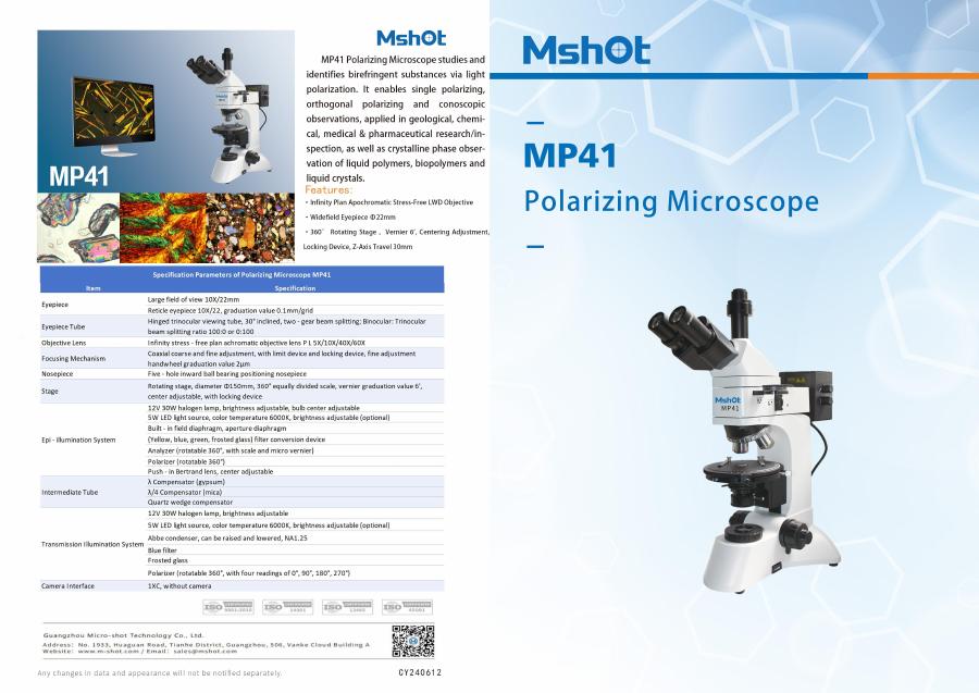 Polarizing Microscope Mp41