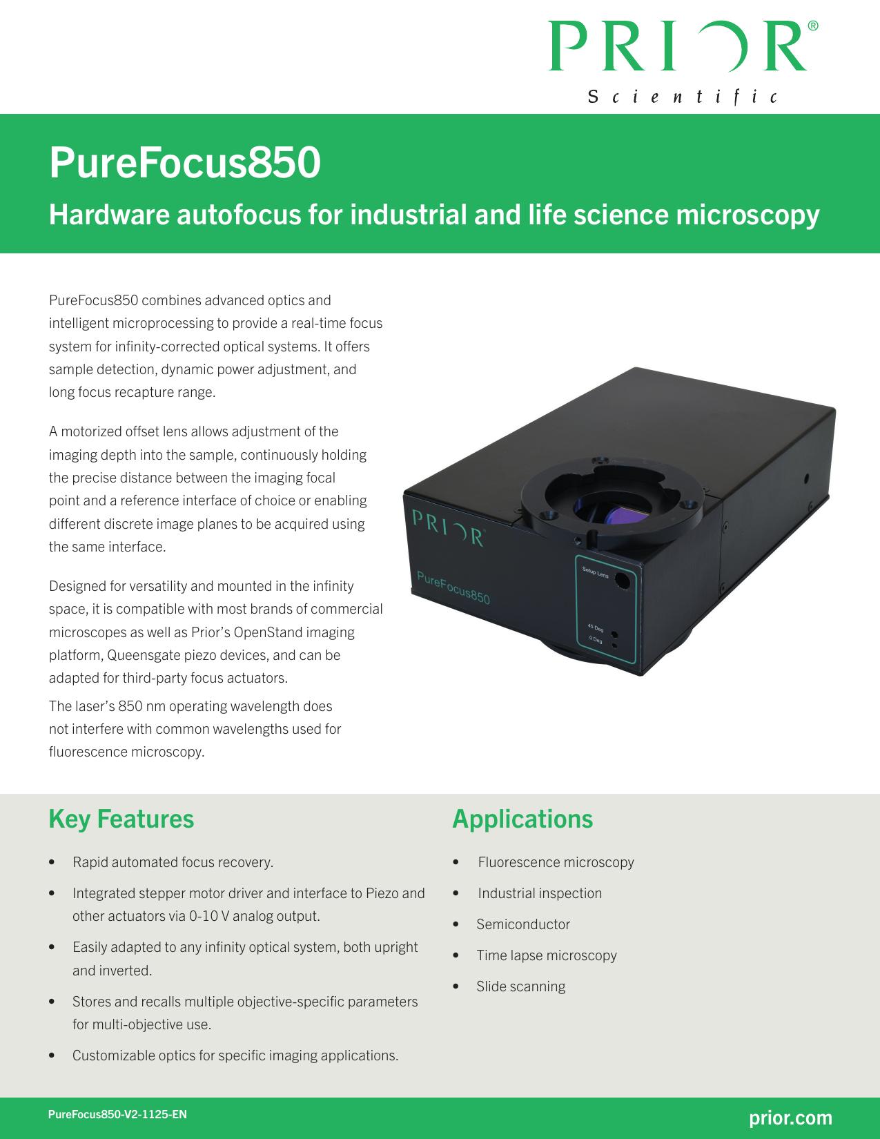 Prior Purefocus 850