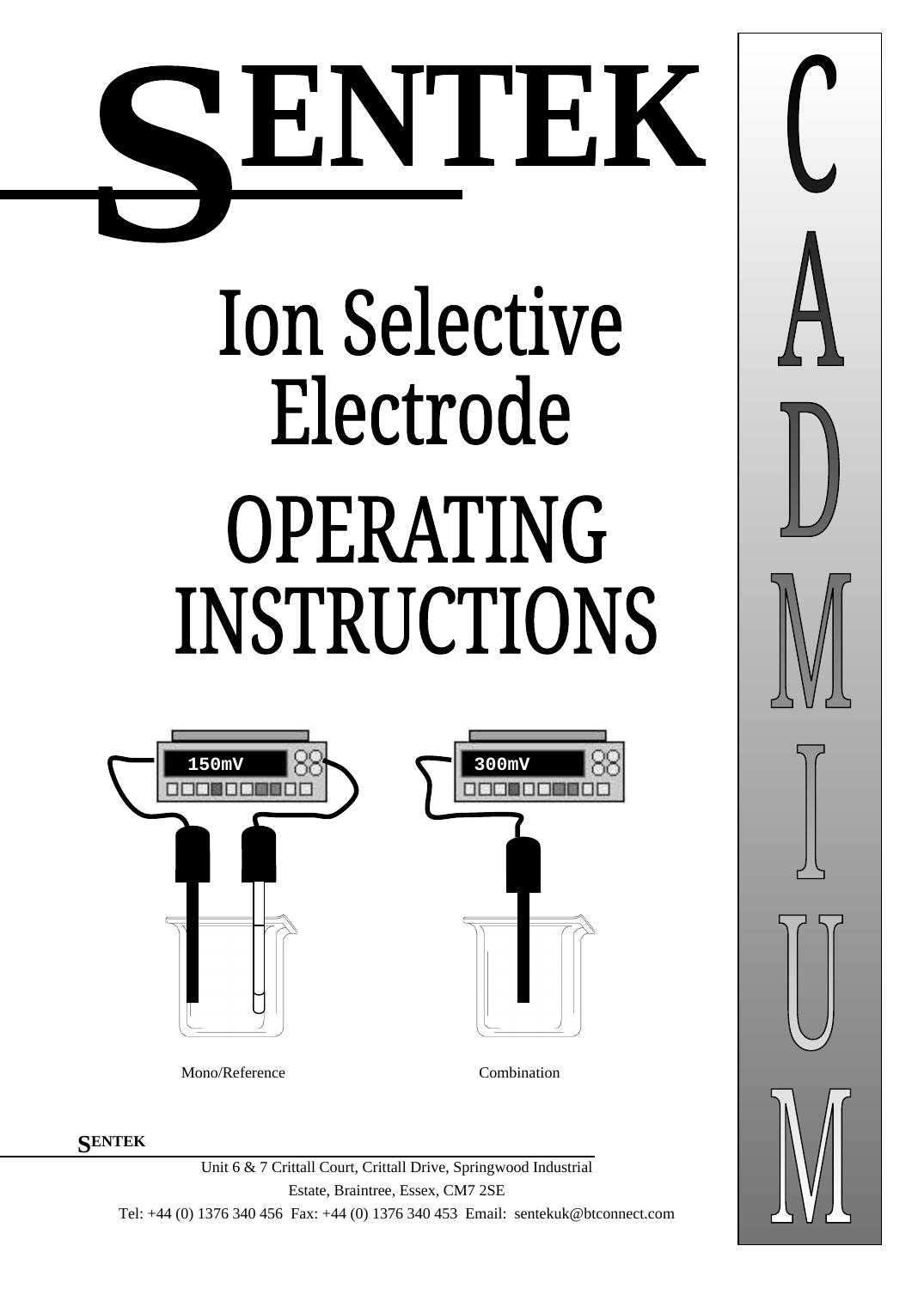 Cadmium Ion Selective Electrode