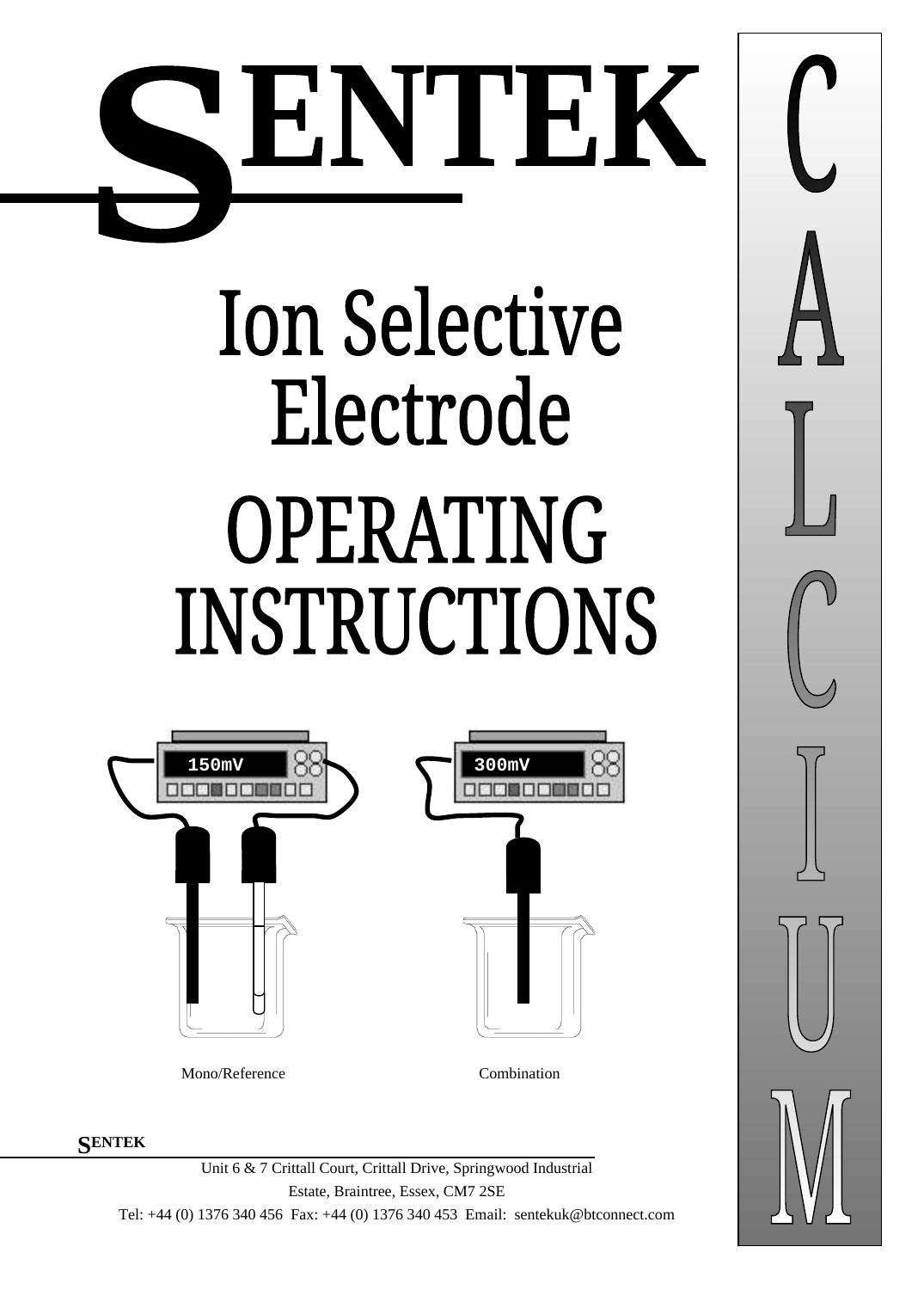 Calcium Ion Selective Electrode