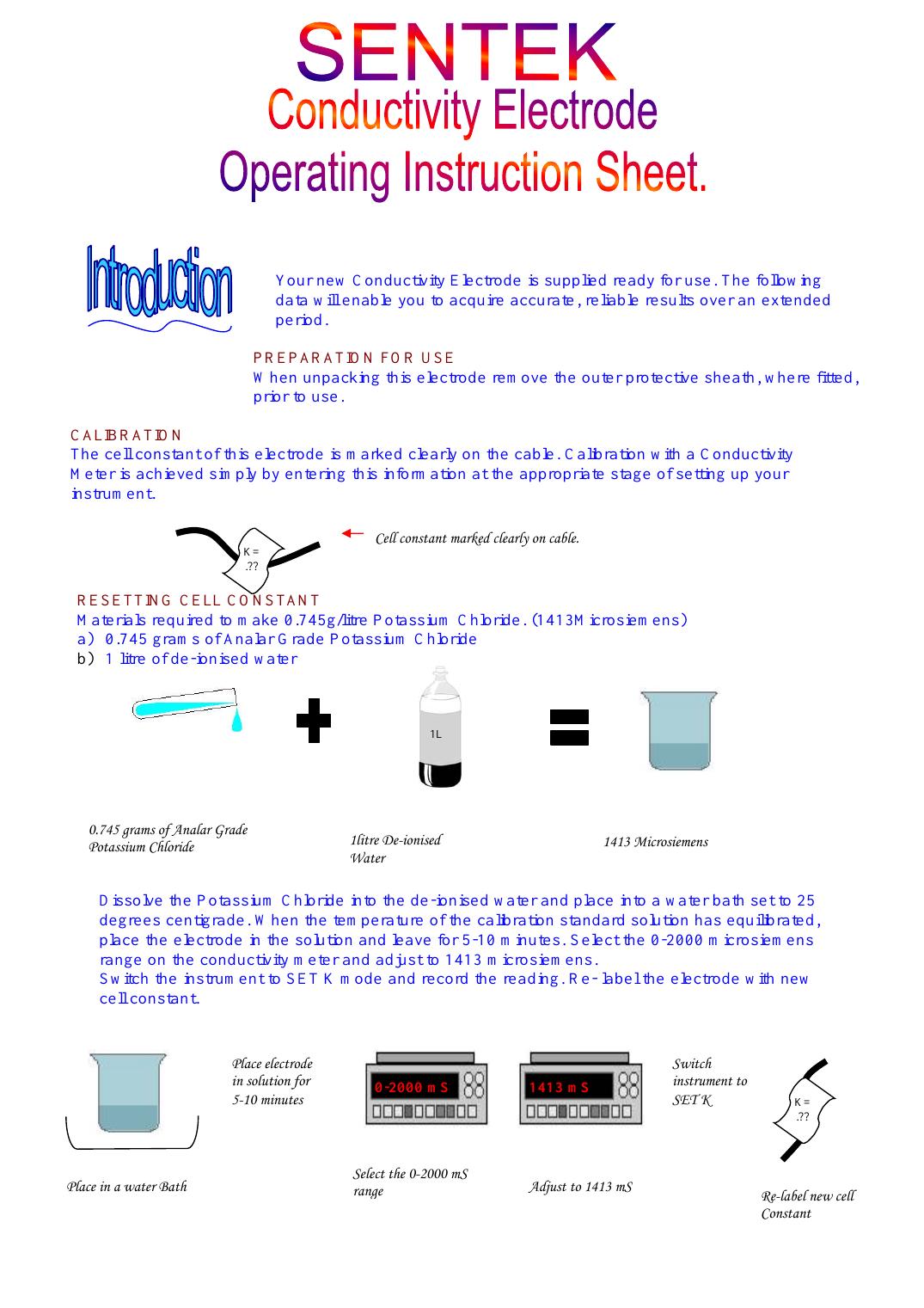 Conductivity Electrode
