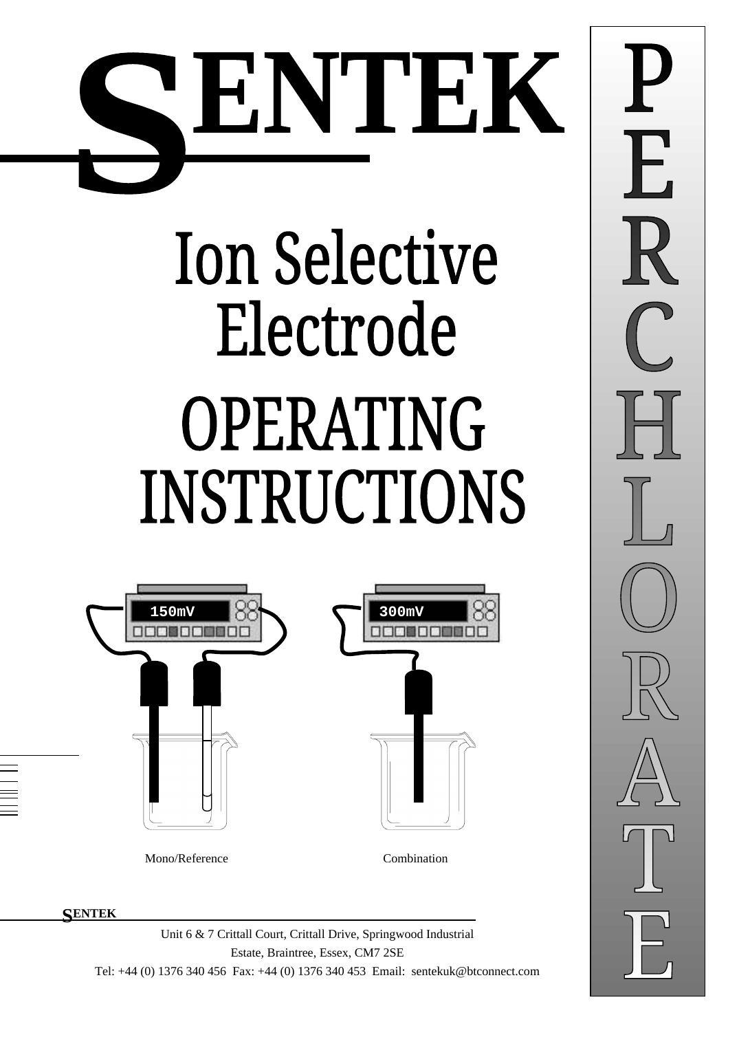 Perchlorate Ion Selective Electrode